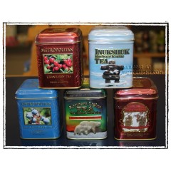 Reusable Tea Tins filled with 12 Teabags - Assorted Flavors